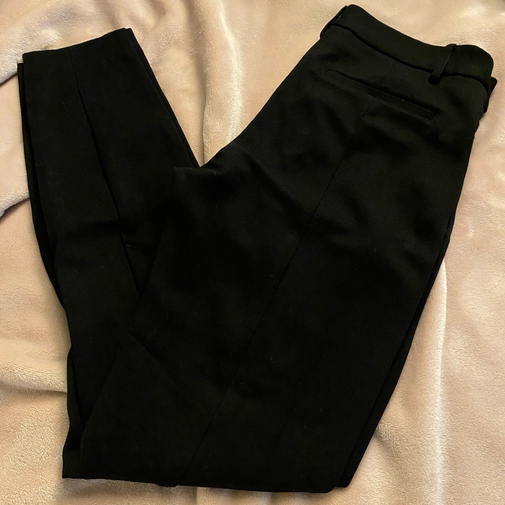 Size 4 Black Express High Rise Skinny Ankle Business Pants (Two Pairs)